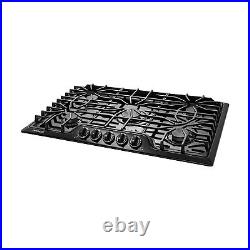 Frigidaire FFGC3626SB Cooktop 36 Built In Gas 5 Sealed Burners Cast Iron Black