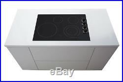 Frigidaire Gallery 30 Black Electric Smoothtop Cooktop FGEC3045KB