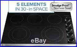 Frigidaire Gallery 30 Black Electric Smoothtop Cooktop FGEC3067MB