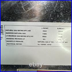 Frigidaire Gallery 30 Gas Stainless Steel Cooktop 4 Burn Cast Iron FFGC3025LSB