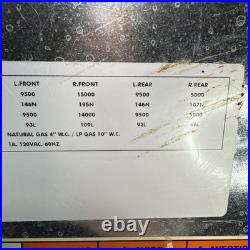 Frigidaire Gallery 30 Gas Stainless Steel Cooktop 4 Burn Cast Iron FFGC3025LSB