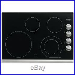 Frigidaire Gallery 30 Stainless Black Electric Smoothtop Cooktop FGEC3045PS