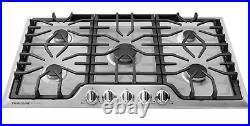 Frigidaire Gallery FGGC3645QS Stainless Steel 5 Burner Gas 36 Cooktop New