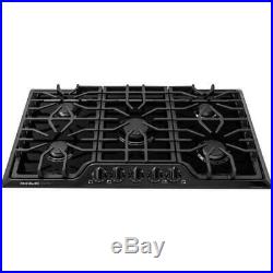 Frigidaire Gallery Series FGGC3645QB 36 Drop-in Black Gas Cooktop with5 Burners