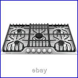 Frigidaire Pro Stainless Steel 36 5 Burner Gas Cooktop FPGC3677RS