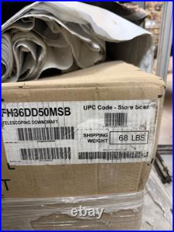 Frigidaire Telescoping Downdraft Ventillation Drop-In FH36DD50MSB New