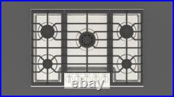 Fulgor Milano F6PGK305S2 30 Sofia Pro Gas Cooktop 5 Brass Burner Italy Free S&H
