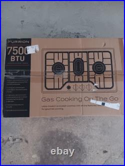 Furrion 7500BTU RV Chef Collection Gas Cooktop with 3x Gas Burners Furrion 7500BTU RV Chef Collection Gas Cooktop with 3x Gas Burners