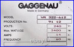 GAGGENAU Vario 400 series VR 312-612 38CM ELECTRIC GRILL COOKTOP