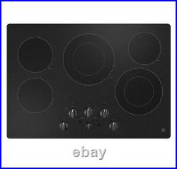 GE 30 5-Element Radiant Electric Cooktop in Black Model JEP5030DTBB