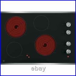 GE 30 Radiant Electric Cooktop, Four Elements, JP3030SJSS, Stainless Steel