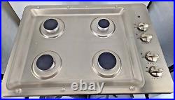 GE 30 Stainless Steel Built-in Natural Gas Cooktop JGP329SET1SS New! Open Box