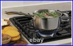 GE 30 in. Gas Cooktop in Black 4 Burners Including Power Burners JGP3030DLBB