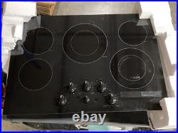 GE 30 inch 5 Burner Elements Radiant Electric Cooktop, Power Boil, Black