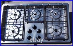 GE 36 Built-In Gas Cooktop 5 Burner JGP630SEKSS