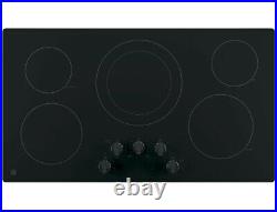 GE 36'' W 5-Element Electric Cooktop with Dual & Power Boil Element JP3036DLBB NEW