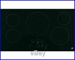 GE 36-in 5-Element Smooth Glass Surface Black Electric Cooktop JP5036DJBB $1,200