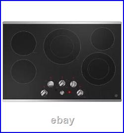 GE 36in. Radiant Electric Cooktop in Stainless Steel with 5 Elements-JEP5036STSS