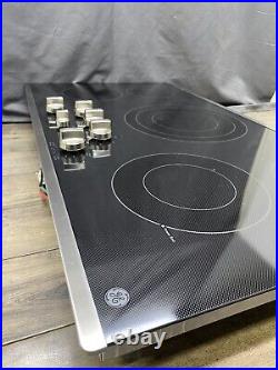 GE 36in. Radiant Electric Cooktop in Stainless Steel with 5 Elements-JEP5036STSS