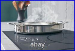 GE Cafe 30 W 5-Element Flat Electric Cooktop with Bridge Elements CEP90301NBB NEW