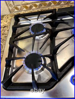 GE CaféT Series 36 Built-In Stainless Steel Gas Cooktop, Model No CGP650SET3SS