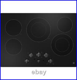 GE JEP5030DTBB 30 in. 5 Burner Elements Radiant Electric Cooktop in Black