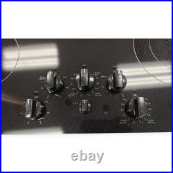 GE JEP5030DTBB 30 in. 5 Burner Elements Radiant Electric Cooktop in Black