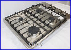 GE JGP3030SLSS 30 Built-In Gas Cooktop with 4 Burners in Stainless Steel