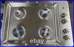 GE JGP3030SLSS 30 Inch Gas Cooktop with 4 Sealed Burners