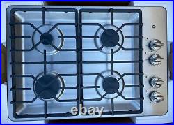 GE JGP3030SLSS 30 Inch Gas Cooktop with 4 Sealed Burners, stainless steel