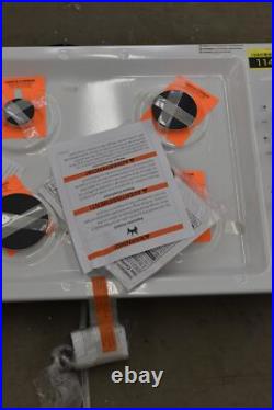 GE JGP3530DLWW 30 White Natural Gas 4 Burner Cooktop NOB #114070 BP SALE