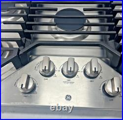 GE JGP5030SLSS 30 Built-In Gas Cooktop with 5 Burners & 15,000 BTU Boil in SS