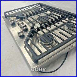 GE JGP5030SLSS 30 Built-In Gas Cooktop with 5 Burners & 15,000 BTU Boil in SS