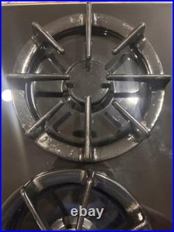 GE JGP636BE1BB 36 5-Burner Gas Cooktop Black Glass Never Installed Ignitor Work GE JGP636BE1BB 36 5-Burner Gas Cooktop Black Glass Never Installed Ignitor Work