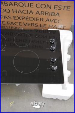 GE JP3030DJBB 30 Black Smoothtop Electric Cooktop NOB #123283 BP