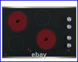 GE JP3030SJSS 30 Inch Electric Cooktop with 4 Radiant Elements