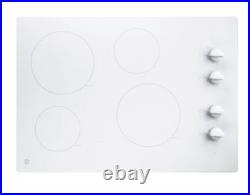 GE JP3030TWWW 30 4 Burner Element Radiant Electric Cooktop (GAR)