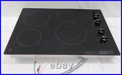 GE JP3530DJBB 30 Built-In Electric Cooktop with 4 Radiant Elements in Black