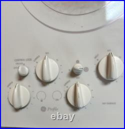 GE JP3536TJWW 36 White 5 Element Smoothtop Electric Cooktop