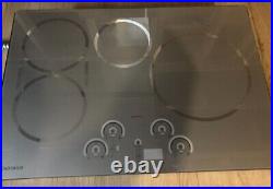 GE Monogram 30 Silver Induction Electric Glass Cooktop Stovetop