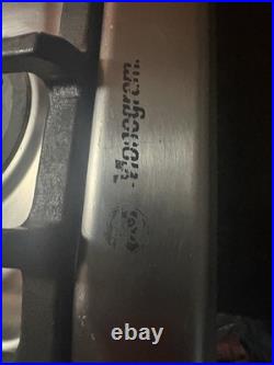 GE Monogram 36 In Built-In Gas Cooktop ZGU36RSLSS 5 Burner Stainless Steel Used