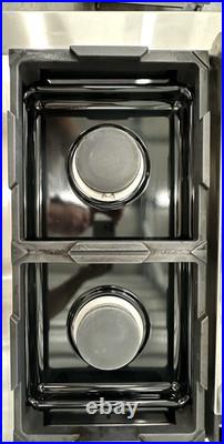 GE Monogram 36 inch Gas Rangetop with Griddle and 4 Burners Stainless Steel