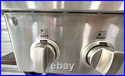 GE Monogram 36 inch Gas Rangetop with Griddle and 4 Burners Stainless Steel
