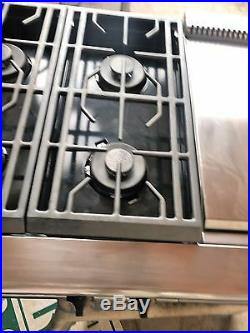 GE Monogram 48 Pro Stainless Gas Rangetop 6+ griddle in los angeles