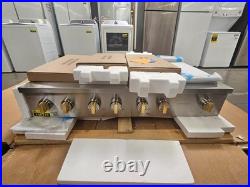 GE Monogram ZGU486NDTSS 48 Stainless 6 Burner Natural Gas Rangetop NOB #156215