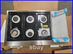GE Monogram ZGU486NDTSS 48 Stainless 6 Burner Natural Gas Rangetop NOB #156215