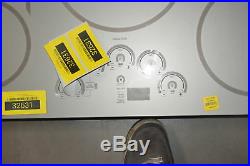 GE Monogram ZHU36RSJSS 36 Platinum Silver Induction Electric Cooktop #30707 TRK