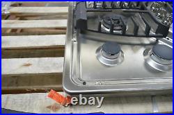 GE PGP959SETSS 30 Stainless 5 Sealed Burner Gas Cooktop withGriddle #24826 CLN