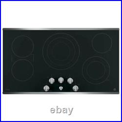 GE PROFILE 36 5-ELEMENTS SMOOTH SURFACE RADIANT COOKTOP Stainless Steel -NEW
