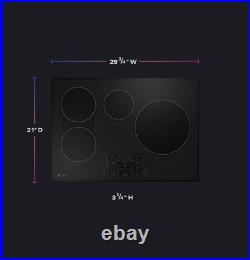 GE Profile 30 Black 4-Element Induction Cooktop PHP9030DTBB